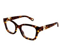 Chloé Woman CH0305O 006 Optical frames Acetate Havana Transparent Squared
