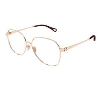 Chloé Woman CH0307O 003 Optical frames Metal Gold Transparent Round