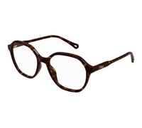 Chloé Woman CH0312O 002 Optical frames Acetate Havana Transparent Squared