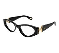 Chloé Woman Chloé CH0273O 001 Optical frames Acetate Black Transparent Cat Eye
