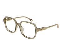 Chloé Woman Chloé CH0277OA 004 Optical frames Acetate Green Transparent Squared