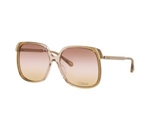 Chloé Woman Sunglass CH0286S - Frame color: Brown Light, Lens color: Pink Gradient