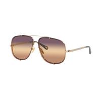 Chloé Woman Sunglass CH0348S - Frame color: Gold, Lens color: Pink Gradient