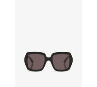 Chloe Womens Chloe Ch0301S Square-Frame Acetate Sunglasses Black