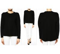 Chloé Women's Iconic Crewneck Washed Wool Jersey Zip Pullover Sweater 36