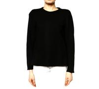 Chloé Women's Iconic Crewneck Washed Wool Jersey Zip Pullover Sweater 42