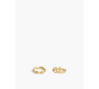 Chloe Womens Vintage Gold Chloé Iconic Double Brass Rings P