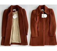 Chloé Women's Washed Wool Coat Jacket Blouson Parka Overcoat New 36