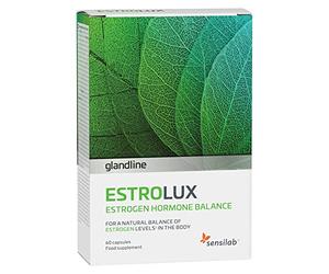Chlorella, Iodine, Vitamin B6, Rosemary, Lemon Balm, Black Pepper - Estrogen Tablets - Hormone Balance Women - PMS - 60 Capsules for 30 Days Sensilab - EstroLux Sensilab