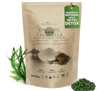 Chlorella Tablets | 5000mg per Serving | 1000 Tablets | Organic | Cracked Cell Wall | Energy & Natural Detox | High in Vitamin A & B12 | Source of Iron | MySuperfoods