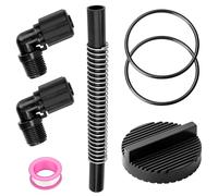 Chlorinator Tubing R172091 for Pentair Rainbow 320 Chlorine/Bromine Feeders | Chlorinator Feeder Hose Kit, with R172272 Elbow, R171097 Tube Support Spring, R172255 Screen and R172009 Chlorine O-Ring
