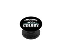 Chlorine Is My Colony Swimming Humor PopSockets Adhesive PopGrip