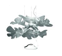 Chlorophilia pendant lamp structure chrome diffuser transparent Artemide