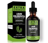 Chlorophyll All-natural Extract Liquid Drops Water Soluble Mint Improve Health