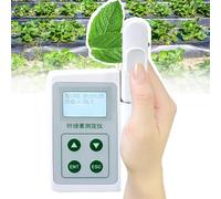 Chlorophyll Meter Gauge Plant Chlorophyll Detector Measurement for Leaf Meter Nitrogen Moisture Chlorophyll Tester with Range 0.0 to 99.99 SPAD, with Data Storage and Analysis