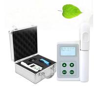 Chlorophyll Meter, High Precision Plant Nutrient Tester with Leaf Temperature, 50000 Data Storage, Rechargeable SPAD Meter for Agriculture, Gardening, Research