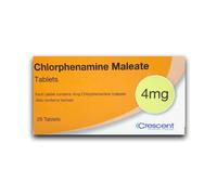 Chlorphenamine 4mg Tablets - 28 Count | Fast-Acting Allergy Relief Antihistamine