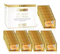 CHMI Under Eye Patches (50 Pairs) - 24K Gold Patches for Swollen Eyes, Eyelets, Bags and Wrinkles for Eyes, Collagen Products for Skin Care, Be