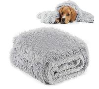 CHMMY Fluffy Dog Blanket, Soft Cat Blanket, Fleece Blanket, Washable Dog Blankets for Sofas, Soft Warm Mat for Pets, Dogs, Cats, Puppies 100x127cm