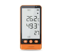 CHNADKS GSP-80S Temperature & Humidity Data Logger, High-Precision Sensor, LCD Display, USB Export (PDF/Excel), Alarm Alerts, Rechargeable Battery, for Cold Chain, Storage & Labs (-30℃ to 60℃)