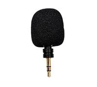 Chniafin Mini Bendable 3.5mm Jack Microphone Portable Small Mic for Sound Card Recorder Cellphone Smartphone Android 4 pole 3.5mm