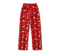 Chnnamzu Pj Bottoms Kids,Pyjama Bottoms Fluffy Kids Long Flannel Pajama Pants Y2K Baggy Anime Cartoon Kawaii Super Soft Comfortable Fluffy Casual Autumn Winter Pajamas Trousers for Boys and Girls
