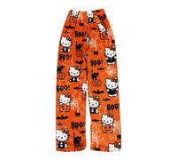 Chnnamzu Pyjama Bottoms Womens Long,Flannel Pajama Pants Women Y2K Baggy Anime Cartoon Kawaii Super Soft Comfortable Fluffy Casual Pajamas Sleep Pants Summer Autumn Winter