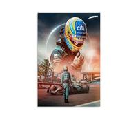 CHNPNGDE Fernando Alonso Art Canvas Prints, Wall Pictures, Decorative Paintings for the Living Room, Paintings for Boys' Room, Modern Wall Pictures for Girls' Room, Gift Pictures 08 x 12 inches (20 x