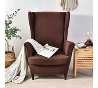 CHNSHOME Wingback chair slipcovers armchairs wing chair covers 2 piece wing back armchair covers