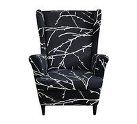 CHNSHOME Wingback chair slipcovers stretch armchair covers Wing Chair Cover wingback armchair covers with prints