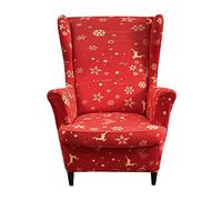 CHNSHOME Wingback chair slipcovers stretch armchair covers Wing Chair Cover wingback armchair covers with prints
