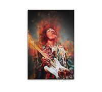 CHNT Jimi Hendrix Canvas Poster Wall Art Canvas Painting Living Room Bedroom Home Home Decoration Office Wall Poster Gym Art Painting 12x18inch(30x45cm)