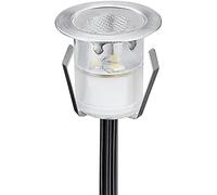 CHNXU 1 Pack Φ30mm Cold White 12V Low Voltage IP67 Waterproof Recessed Outdoor Deck Step Patio Pathway Lights