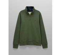 CHO Joules Alistair Mens 1/4 Zip Sweatshirt - Khaki Green - Khaki Green - XL