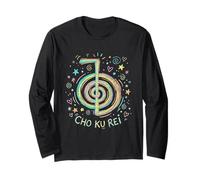 Cho Ku Rei Symbol, Reiki, Power, Protection, Aura Flow Long Sleeve T-Shirt