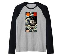 Cho Ku Rei Symbol, Reiki, Power, Protection, Aura Flow Raglan Baseball Tee