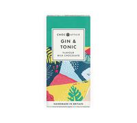 Choc Affair Gin and Tonic Milk Chocolate Bar 90g