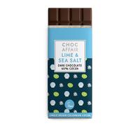 Choc Affair Lime & Sea Salt Dark Chocolate Bar