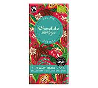 Choc & Love Organic Creamy Dark Chocolate with Cacao Nibs, 80 g