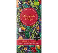 Choc & Love Panama Fairtrade 80% Dark Chocolate, 80g
