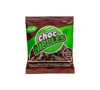 Choc Nibbles Mint | Case of 12 x 175g Bags | Mint Flavoured Milk Chocolate Pieces with a Cocoa Dusting | Bulk Sweets