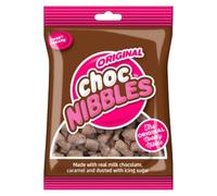 Choc Nibbles Original - 150g Snack Bag | Chocolate Covered Biscuit & Caramel Nibbles, Classic Sweet Sharing Treat | Multiple Flavours - By Sweet Dreams