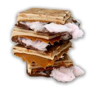 Choc on Choc - CandyFloss & Biscoff Filled Chocolate Bar - Handmade Belgian Milk & White Chocolate - Sweet Candyfloss & Biscoff Centre - Fun Novelty Gift for Chocolate Lovers - 145g