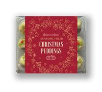 CHOC ON CHOC Caramel Filled Christmas Puddings