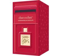 Choc on Choc - Chocolate LoveLetters - Handmade Belgian Chocolate Gift Set in Postbox - Milk, Dark & White Chocolates - Romantic Valentine’s Day Treat or Gift - 129g