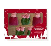 Choc on Choc Chocolate Pigs in Blankets | Handmade Belgian Chocolate - 160g - Premium British Confectionery | Fun Novelty Treats for Christmas | For Christmas & Chocolate Lovers