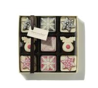 CHOC ON CHOC Chocolate Snowflakes And Reindeer Box