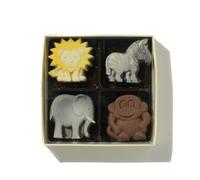 CHOC ON CHOC Lion, Zebra, Elephant And Monkey Chocolate Box