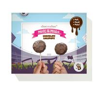 CHOC ON CHOC Melt & Make Chocolate Football Lollies
