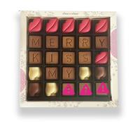 CHOC ON CHOC Merry Kiss My A** Chocolate Message Box
